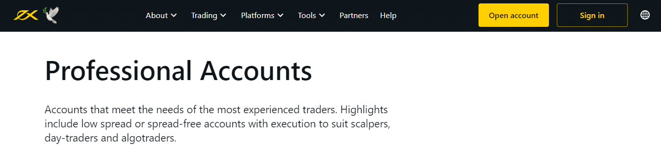 Exness Account Types and Features 1