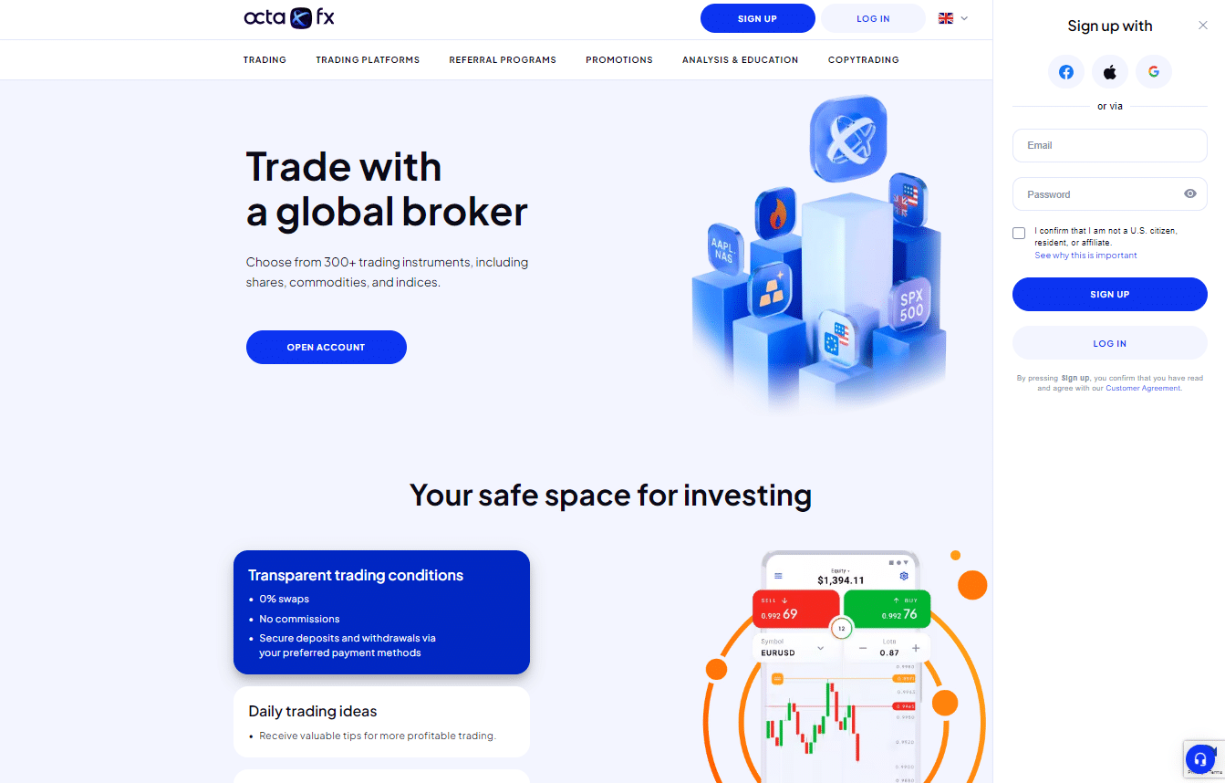 How to Open a Trading Account with OctaFX
